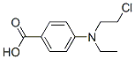 CAS 登录号：2045-21-8， 4-(2-氯乙基-乙基氨基)苯甲酸