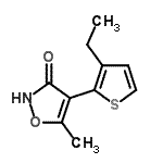 CAS 登录号：204510-15-6， 4-(3-乙基-2-噻吩基)-5-甲基-1,2-恶唑-3(2H)-酮