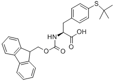 CAS#: 204716-12-1, 4-[(1,1-Dimethylethyl)Thio]-N-[(9H-Fluoren-9-Ylmethoxy)Carbonyl]-L-Phenylalanine
