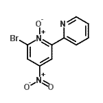 CAS 登录号：205052-97-7， 2-溴-4-硝基-6-(2-吡啶基)吡啶1-氧化物