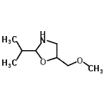 CAS#: 205173-30-4, 2-Isopropyl-5-(Methoxymethyl)-1,3-Oxazolidine