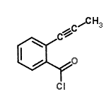 CAS#: 205250-13-1, 2-(1-Propyn-1-Yl)Benzoyl Chloride