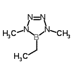 CAS#: 20534-01-4, 5-Ethyl-1,4-dimethyl-4,5-dihydro-1H-tetrazaborole