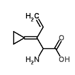 CAS#: 205446-90-8, 2-Amino-3-Cyclopropylidene-4-Pentenoic Acid