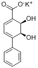 CAS 登录号：205503-99-7， (2R,3S)-1-羧基-4-苯基-2,3-二羟基环己-4,6-二烯钾盐