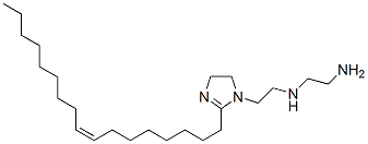 CAS 登录号：20565-76-8， (Z)-N-[2-[2-(8-十七碳烯基)-4,5-二氢-1H-咪唑-1-基]乙基]乙二胺