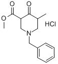 CAS 登录号：205692-65-5， 3-甲基-5-甲氧羰基-1-苄基-4-哌啶酮盐酸盐
