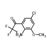 CAS#: 205756-22-5, 1-(2-Amino-5-Chloro-3-Methoxyphenyl)-2,2,2-Trifluoroethanone
