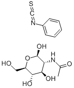 CAS 登录号：20581-43-5， 4-异硫氰酸基苯基 2-(乙酰氨基)-2-脱氧-beta-D-吡喃葡萄糖苷