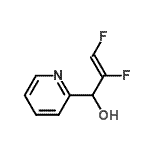 CAS#: 205878-02-0, (2Z)-2,3-Difluoro-1-(2-Pyridinyl)-2-Propen-1-Ol