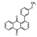 CAS#: 20600-77-5, 1-(3-Methoxyphenyl)-9,10-Anthraquinone