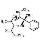 CAS 登录号：206069-14-9， 甲基N-[(2S)-1-(甲基氨基)-1-氧代-2-苯基-2-丙基]-L-缬氨酸酯