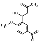 CAS#: 206258-17-5, 4-Hydroxy-4-(2-Methoxy-5-Nitrophenyl)-2-Butanone