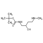 CAS#: 206268-20-4, 2-Methyl-2-Propanyl [2-Hydroxy-4-(Methylamino)Butyl]Carbamate