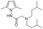 CAS#: 20627-24-1, 2-(Diisopentylamino)-N-(2,5-dimethylpyrrol-1-yl)-Acetamide