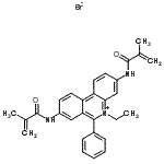 CAS 登录号：206444-57-7， 5-乙基-3,8-二(甲基丙烯酰氨基)-6-苯基菲啶鎓溴化物