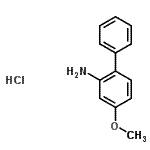 CAS#: 206761-86-6, 4-Methoxy-2-Biphenylamine Hydrochloride (1:1)