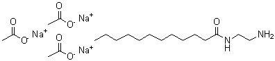CAS#: 206886-68-2, Sodium Acetate N-(2-Aminoethyl)Dodecanamide (3:3:1)