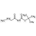 CAS#: 207305-57-5, 2-Methyl-2-Propanyl (N-Methylglycyl)Carbamate