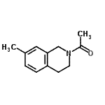 CAS 登录号：207451-83-0， 1-(7-甲基-3,4-二氢-1H-异喹啉-2-基)乙酮