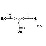 CAS 登录号：207500-05-8， 三(乙酸-kappao)镥水合物(1:1)