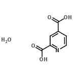 CAS 登录号：207671-42-9， 吡啶-2,4-二羧酸水合物