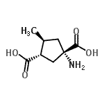 CAS#: 207983-51-5, (1S,3S,4S)-1-Amino-4-Methyl-1,3-Cyclopentanedicarboxylic Acid