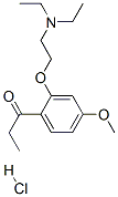 CAS 登录号：20809-07-8， 1-[2-(2-二乙基氨基乙氧基)-4-甲氧基苯基]丙-1-酮盐酸盐