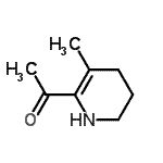 CAS 登录号：208102-60-7， 1-(3-甲基-1,4,5,6-四氢-2-吡啶基)乙酮