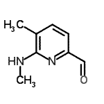 CAS 登录号：208111-33-5， 5-甲基-6-(甲基氨基)-2-吡啶甲醛