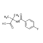 CAS 登录号：208121-80-6， N-(4-氟苯甲酰)-2-甲基丙氨酸
