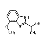 CAS 登录号：208261-86-3， 1-(4-甲氧基-1H-苯并咪唑-2-基)乙醇