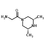 CAS 登录号：208468-77-3， 2-氨基-1-[(3R,5S)-3,5-二甲基-1-哌嗪基]乙酮
