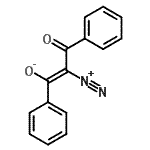CAS 登录号：2085-31-6， (1Z)-2-偶氮基-3-氧代-1,3-二苯基-1-丙烯-1-醇
