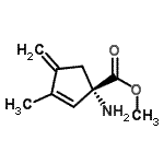 CAS#: 208510-16-1, Methyl (1S)-1-Amino-3-Methyl-4-Methylene-2-Cyclopentene-1-Carboxylate