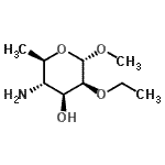 CAS#: 208580-11-4, Methyl 4-Amino-4,6-Dideoxy-2-O-Ethyl-alpha-D-Mannopyranoside
