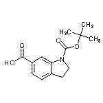 CAS 登录号：208772-41-2， 1-{[(2-甲基-2-丙基)氧基]羰基}-6-吲哚啉羧酸