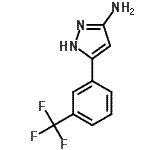 CAS 登录号：209224-91-9， 5-[3-(三氟甲基)苯基]-1H-吡唑-3-胺