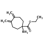 CAS 登录号：209258-64-0， 乙基1-氨基-4,5-二(亚甲基)环庚烷羧酸酯