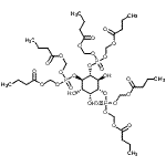 CAS 登录号：209479-81-2， [(1R,2R,3S,4R,5R,6S)-3,5,6-三羟基-1,2,4-环己烷三基]三[氧基磷酰二(氧基亚甲基)]己丁酸酯