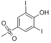 CAS 登录号：20951-03-5， 2,6-二碘-4-(甲基磺酰基)-苯酚