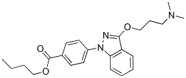 CAS#: 20954-15-8, 4-[3-[3-(Dimethylamino)Propoxy]-1H-Indazol-1-Yl]Benzoic Acid Butyl Ester