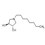 CAS#: 209625-73-0, (3S,4S)-1-Octyl-3,4-Pyrrolidinediol