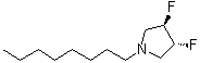 CAS 登录号：209625-78-5， (3R,4R)-3,4-二氟-1-辛基吡咯烷