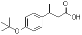 CAS 登录号：209679-18-5， 3-{4-[(2-甲基-2-丙基)氧基]苯基}丁酸