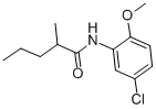 CAS 登录号：209683-34-1， N-(5-氯-2-甲氧基苯基)-2-甲基戊酰胺