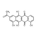CAS#: 20982-42-7, 8-Acetyl-1,6,10,11-Tetrahydroxy-5,12-Tetracenedione