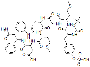CAS 登录号：20987-59-1， 叔-丁基氧羰基-缩胆囊素 (27-33)