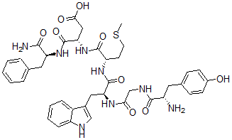 CAS 登录号：20994-88-1， 促胃泌素六肽