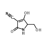 CAS#: 209963-51-9, 4-Hydroxy-5-(Hydroxymethyl)-2-Oxo-2,5-Dihydro-1H-Pyrrole-3-Carbonitrile